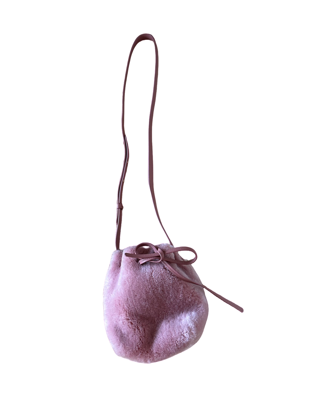 Mansur Gavriel Shearling Crossbody Bag — Changing Hands